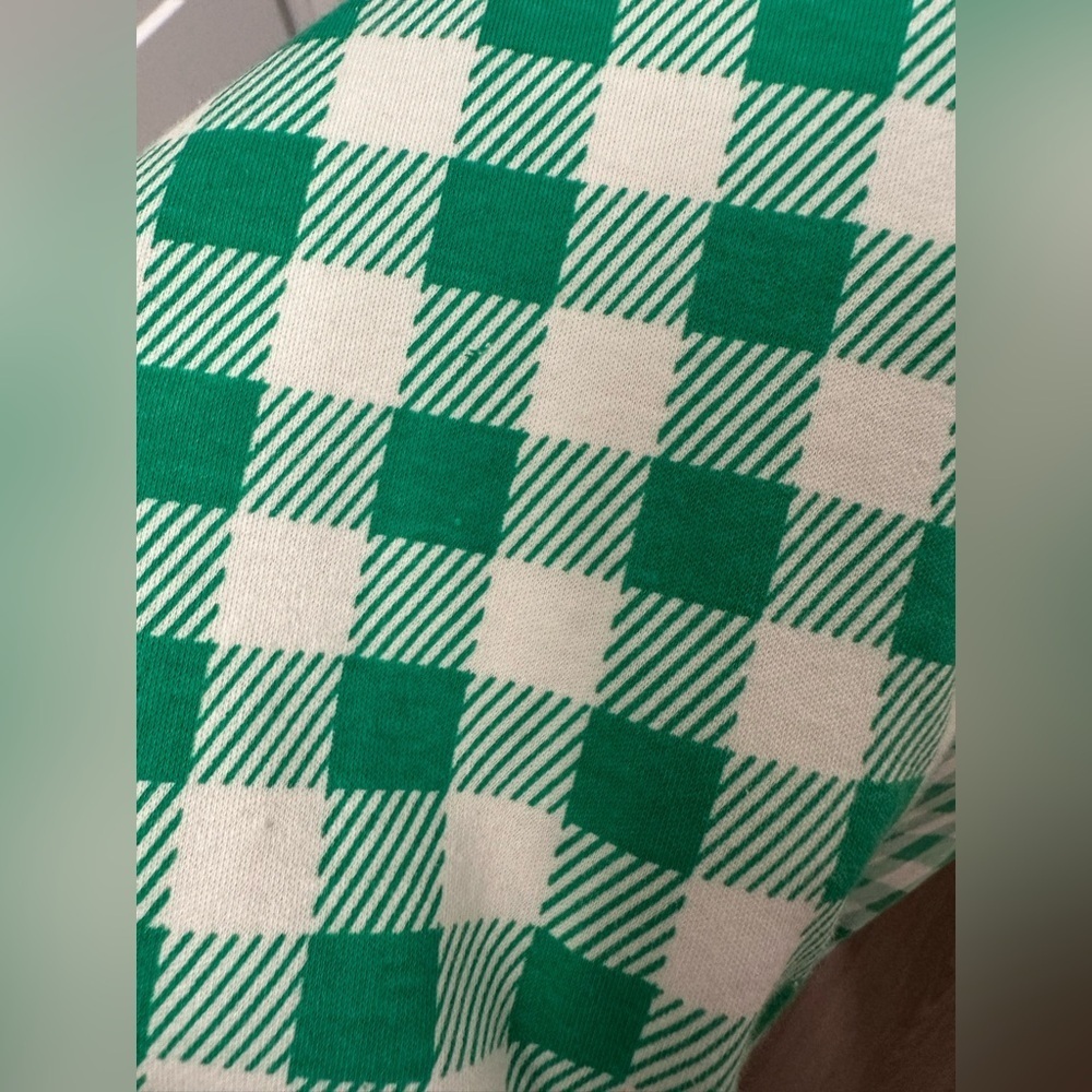 Kim Rogers Mixed Polo Checkered Short Sleeve Perfectly Soft Top Tee - Picture 11 of 11